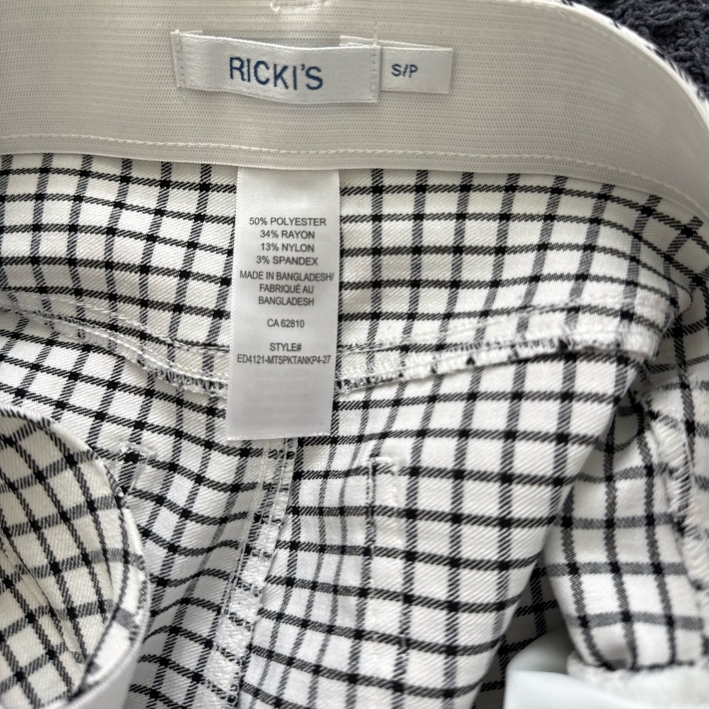 Checkered Work Pants - Picture 3 of 3